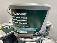 Matte muur- en plafondverf - 11 liter - wit (40x) - afbeelding 2 van  8