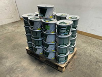 Matte muur- en plafondverf - 11 liter - wit (80x) - afbeelding 3 van  7