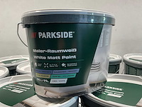 Matte muur- en plafondverf - 11 liter - wit (8x) - afbeelding 1 van  6