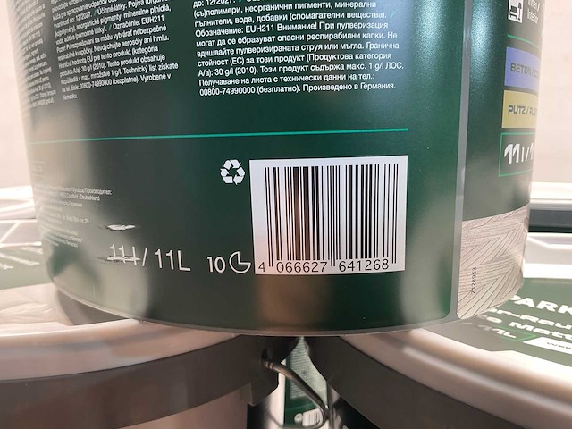 Matte muur- en plafondverf - 11 liter - wit (8x) - afbeelding 5 van  6