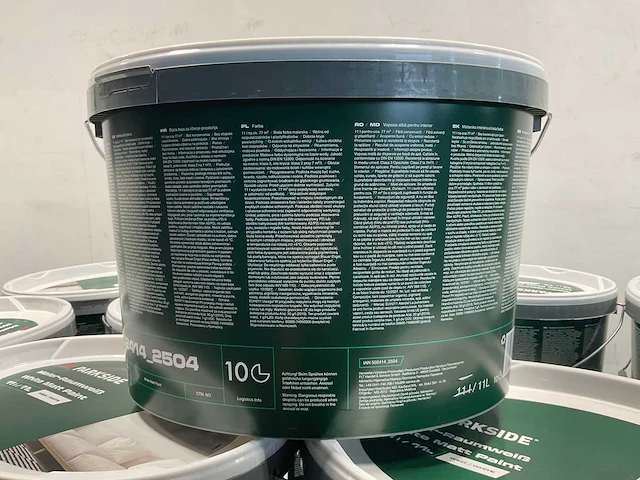 Matte muur- en plafondverf - 11 liter - wit (8x) - afbeelding 6 van  10