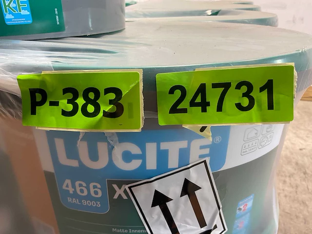 Matte muur- en plafondverf - 12 liter - wit ral 9003 (16x) - afbeelding 6 van  6