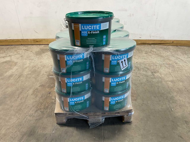 Matte muur- en plafondverf - 12 liter - wit ral 9003 (24x) - afbeelding 5 van  6