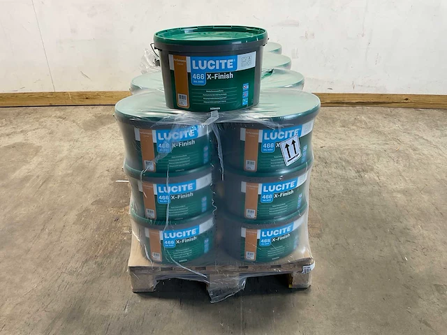 Matte muur- en plafondverf - 12 liter - wit ral 9003 (24x) - afbeelding 5 van  6