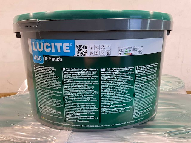 Matte muur- en plafondverf - 12 liter - wit ral 9010 (16x) - afbeelding 2 van  7