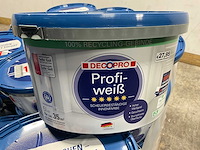 Matte muur- en plafondverf - 5 liter - wit (60x) - afbeelding 1 van  8