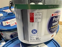Matte muur- en plafondverf - 5 liter - wit (60x) - afbeelding 2 van  8