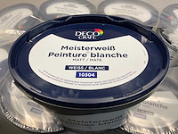 Matte muur- en plafondverf professioneel - 10 liter - wit (10x) - afbeelding 5 van  9