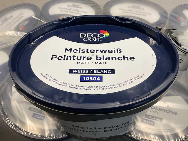 Matte muur- en plafondverf professioneel - 10 liter - wit (10x) - afbeelding 9 van  9