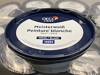Matte muur- en plafondverf professioneel - 10 liter - wit (10x) - afbeelding 9 van  9