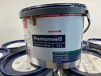 Matte muur- en plafondverf professioneel - 11 liter - wit (16x) - afbeelding 2 van  5