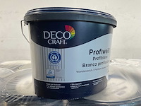Matte muur- en plafondverf professioneel - 11 liter - wit (19x) - afbeelding 2 van  8