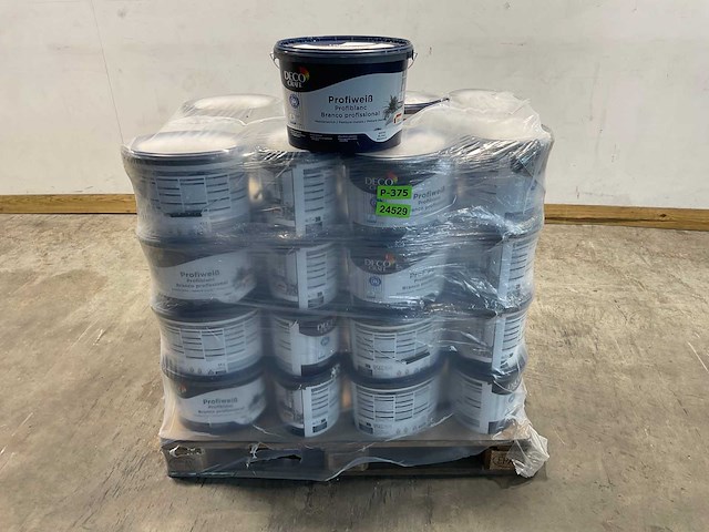 Matte muur- en plafondverf professioneel - 11 liter - wit (19x) - afbeelding 7 van  8