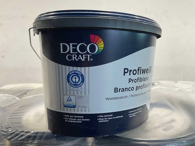 Matte muur- en plafondverf professioneel - 11 liter - wit (19x) - afbeelding 8 van  8