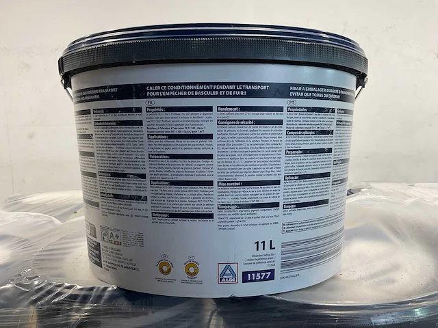 Matte muur- en plafondverf professioneel - 11 liter - wit (19x) - afbeelding 2 van  8