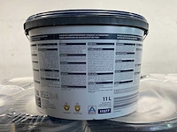 Matte muur- en plafondverf professioneel - 11 liter - wit (19x) - afbeelding 2 van  8