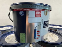 Matte muur- en plafondverf professioneel - 11 liter - wit (8x) - afbeelding 3 van  9
