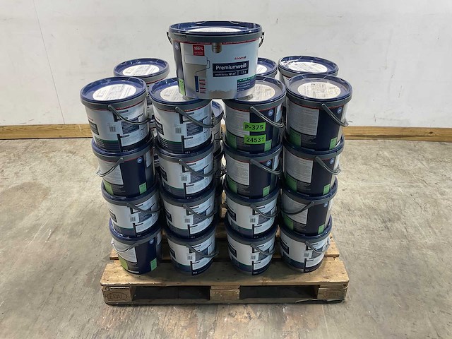 Matte muur- en plafondverf professioneel - 11 liter - wit (8x) - afbeelding 7 van  9