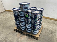 Matte muur- en plafondverf professioneel - 11 liter - wit (8x) - afbeelding 8 van  9