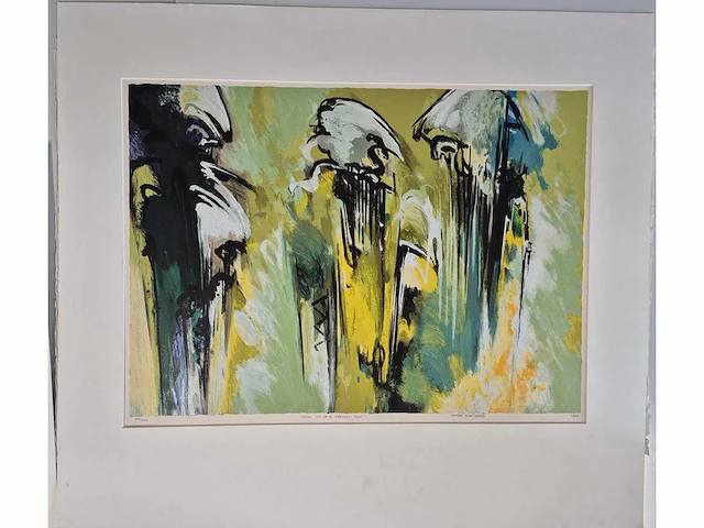 Mattie schilders - zeefdruk - 80 x 90 - afbeelding 1 van  4