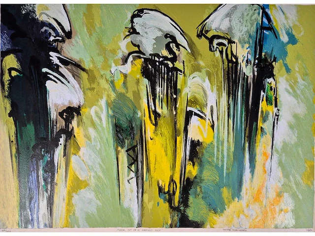 Mattie schilders - zeefdruk - 80 x 90 - afbeelding 2 van  4