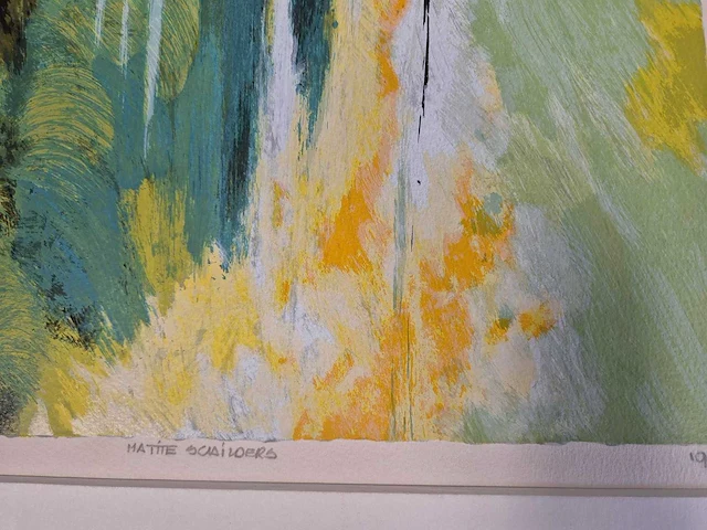 Mattie schilders - zeefdruk - 80 x 90 - afbeelding 3 van  4