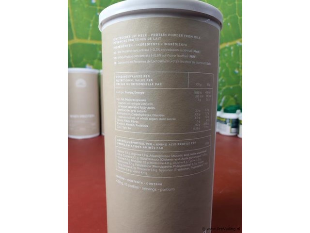 Mattisson whey protein - 4 potten á 450gr - afbeelding 3 van  5