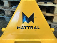 Mattral hand hydraulische palletwagen - 2ton - afbeelding 4 van  8