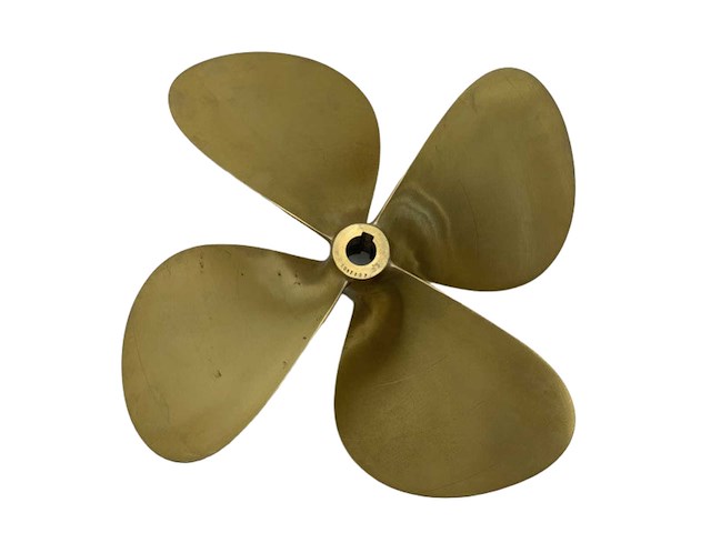 Maucour high-quality 20.5 x 18 4-blade rh marine propeller brass 40 mm - hjh205180rh04 - afbeelding 1 van  6