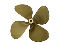 Maucour high-quality 20.5 x 18 4-blade rh marine propeller brass 40 mm - hjh205180rh04 - afbeelding 1 van  6