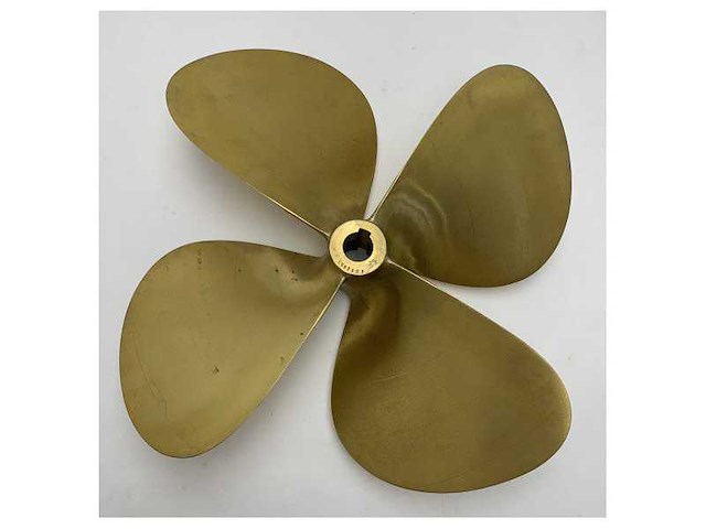 Maucour high-quality 20.5 x 18 4-blade rh marine propeller brass 40 mm - hjh205180rh04 - afbeelding 2 van  6