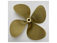Maucour high-quality 20.5 x 18 4-blade rh marine propeller brass 40 mm - hjh205180rh04 - afbeelding 2 van  6