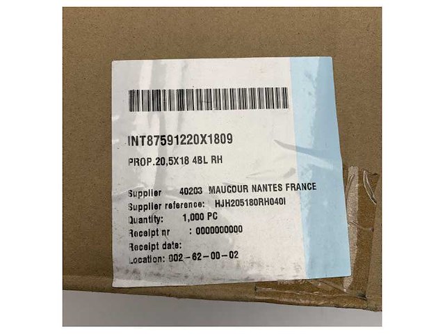 Maucour high-quality 20.5 x 18 4-blade rh marine propeller brass 40 mm - hjh205180rh04 - afbeelding 3 van  6