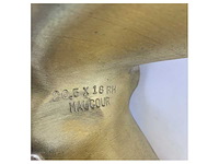 Maucour high-quality 20.5 x 18 4-blade rh marine propeller brass 40 mm - hjh205180rh04 - afbeelding 5 van  6
