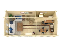 Maurice - 32m2 - chalet/blokhut - afbeelding 3 van  4