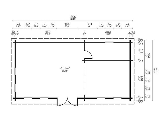 Maurice - 32m2 - chalet/blokhut - afbeelding 4 van  4