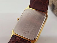 Maurice lacroix tank herenhorloge op croco band - afbeelding 7 van  7