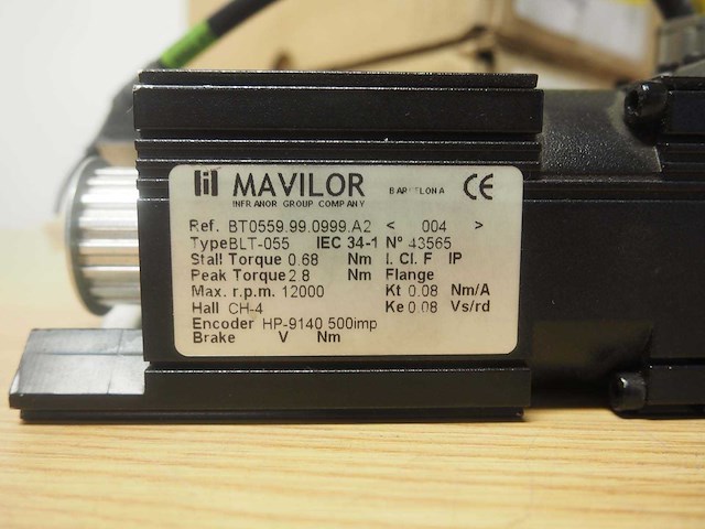 Mavilor infranor - blt-055 - servomotor (6x) - afbeelding 3 van  8