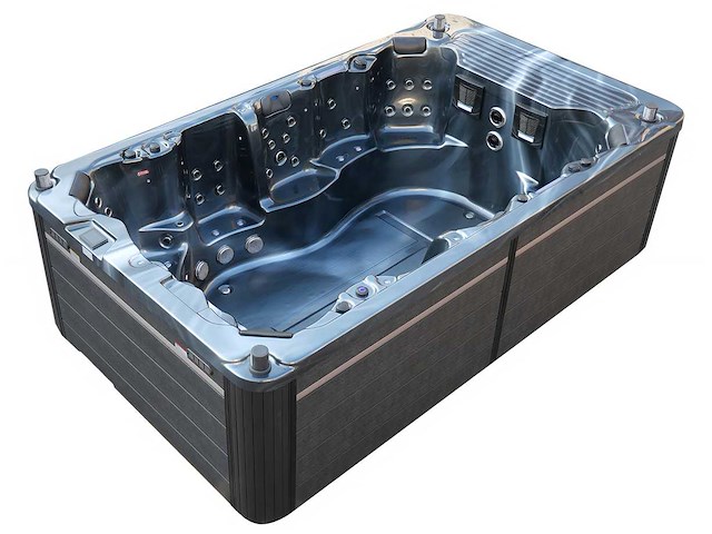 Mawialux 11-persoons zwemspa met balboa en wifi - zwart - afbeelding 1 van  68