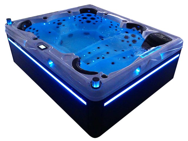 Mawialux 11-persoons zwemspa met balboa en wifi - zwart - afbeelding 67 van  68