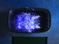 Mawialux 2-persoons vrijstaand massagebad mat zwart met bluetooth - afbeelding 5 van  10