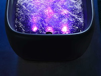 Mawialux 2-persoons vrijstaand massagebad mat zwart met bluetooth - afbeelding 9 van  10