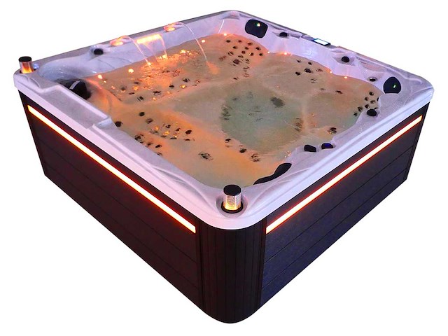 Mawialux 5-persoons buitenspa met balboa en wifi (bomvol opties en 140 massage jets) - grijze binnenkuip - afbeelding 58 van  98