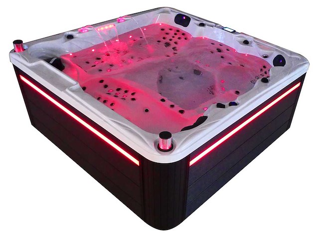 Mawialux 5-persoons buitenspa met balboa en wifi (bomvol opties en 140 massage jets) - grijze binnenkuip - afbeelding 61 van  98