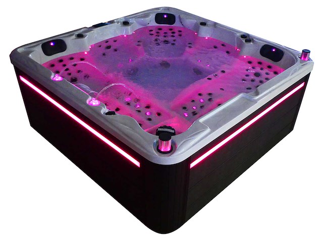 Mawialux 5-persoons buitenspa met balboa en wifi (bomvol opties en 140 massage jets) - grijze binnenkuip - afbeelding 81 van  98