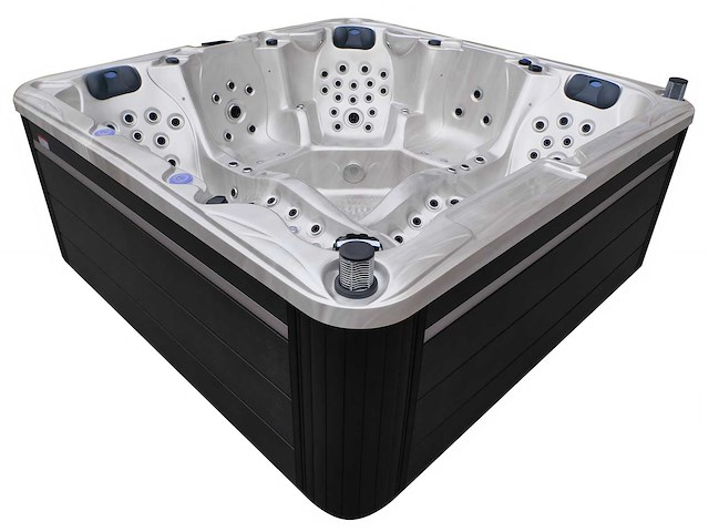 Mawialux 5-persoons buitenspa met balboa en wifi (bomvol opties en 140 massage jets) - grijze binnenkuip - afbeelding 84 van  160