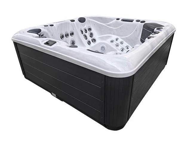 Mawialux 5-persoons buitenspa met balboa en wifi en 73 massage jets - witte kuip - afbeelding 2 van  8