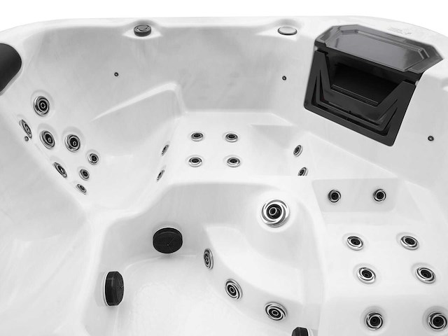 Mawialux 5-persoons buitenspa met bluetooth - witte binnenkuip - afbeelding 9 van  12
