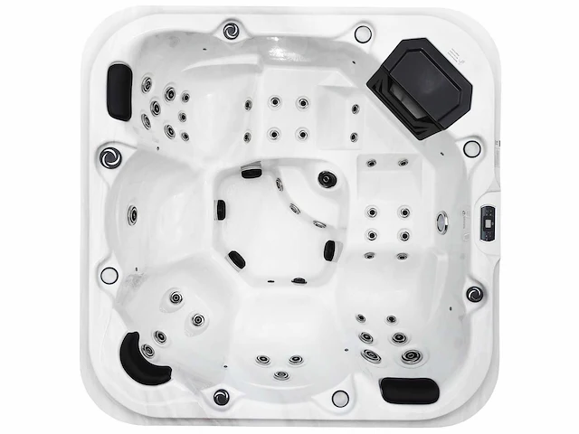 Mawialux 5-persoons buitenspa met bluetooth - witte binnenkuip - afbeelding 1 van  12