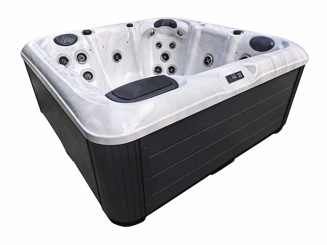 Mawialux 5-persoons buitenspa met bluetooth - witte binnenkuip - afbeelding 2 van  9